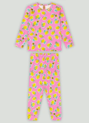Conjunto de Pijama Camiseta e Calça Up Baby Rosa - UP BABY