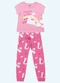 Fakini Kids - Conjunto Pijama Blusa e Calca Bege - variação: Rosa