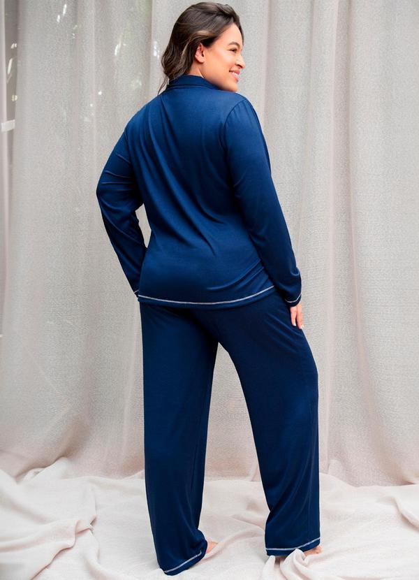 Merengue - Conjunto Plus Size Temperança Americano Azul 2