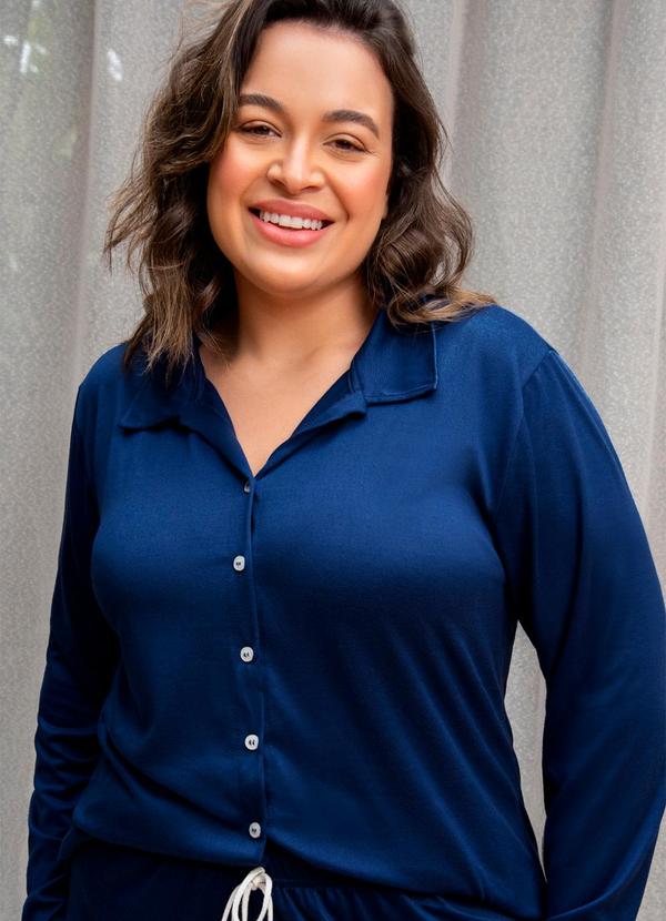 Merengue - Conjunto Plus Size Temperança Americano Azul 5