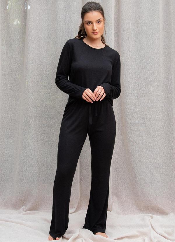 Merengue - Conjunto Street Concept Canelado Preto 3