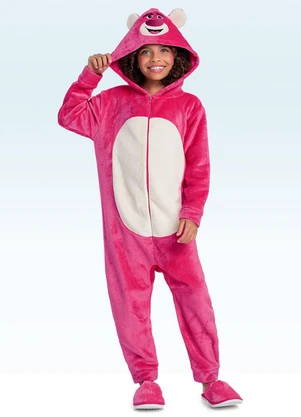 Fakini Kids - Kigurumi Lotso Rosa - FAKINI KIDS