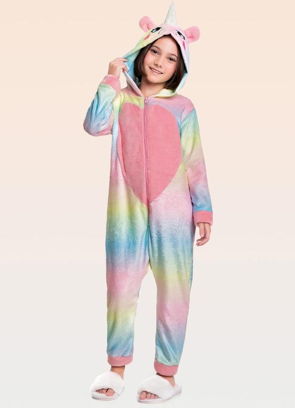Fakini Kids - Kigurumi Unicornio Pijama Estampado