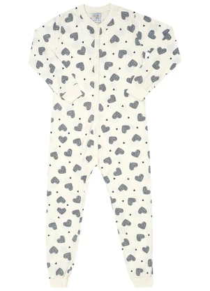 Pulla Bulla - Macacao Moletinho Bege - PULLA BULLA