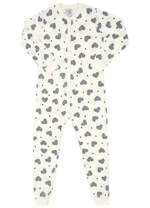 Pulla Bulla - Macacao Moletinho Bege