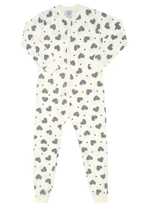 Pulla Bulla - Macacao Moletinho Bege - PULLA BULLA