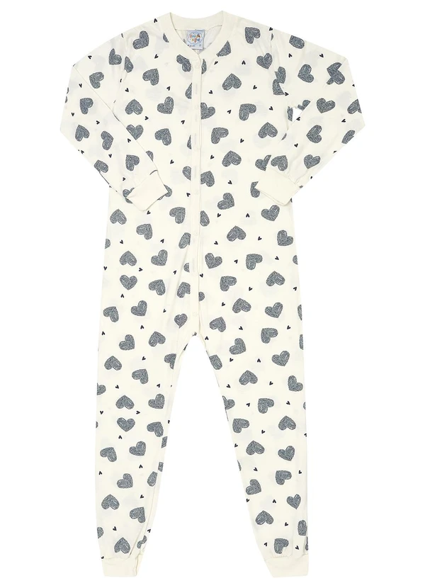 Pulla Bulla - Macacao Moletinho Bege