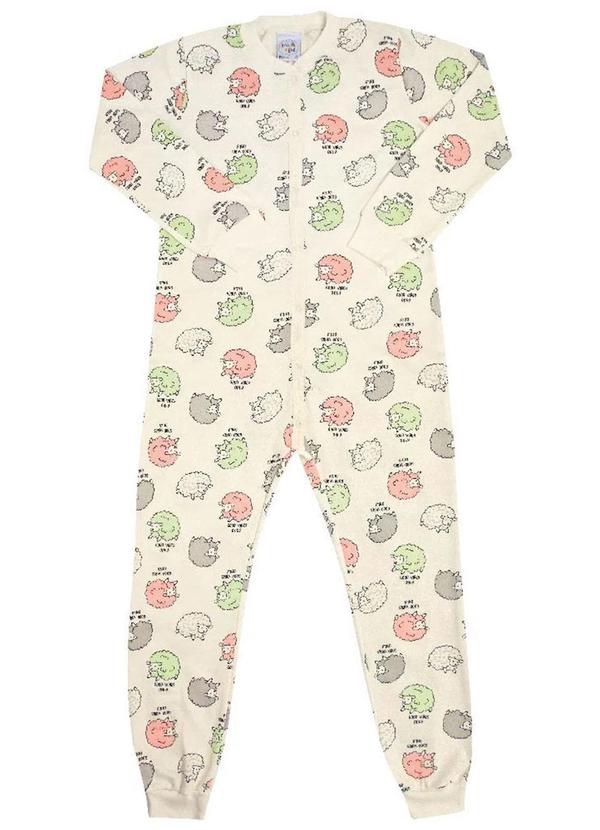 Pulla Bulla - Macacão Moletinho Feminina Branco