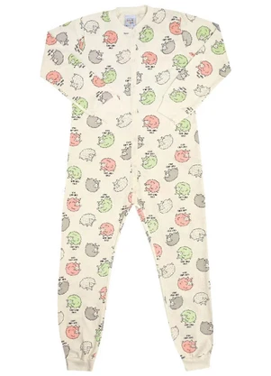 Pulla Bulla - Macacão Moletinho Feminina Branco - PULLA BULLA