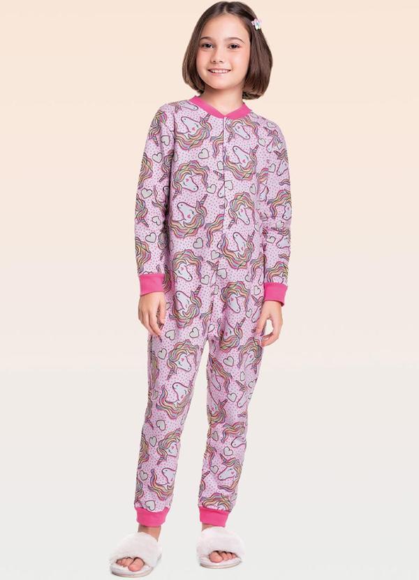 Fakini Kids - Macacão Pijama Branco