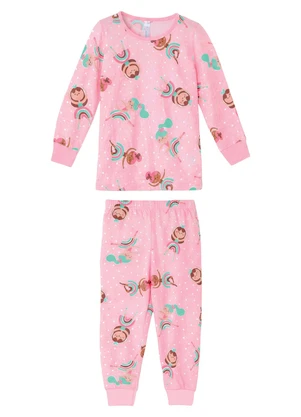 Malwee Kids - Pijama Bailarina que Brilha no Escuro Rosa Claro - MALWEE KIDS