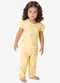 Rovi Kids - Pijama Blusa com Calça Infantil Rosa - variação: Amarelo