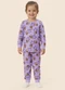 Malwee Kids - Pijama Bailarina que Brilha no Escuro Off White - variação: Lavanda