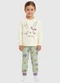 Malwee Kids - Pijama Coelhinho que Brilha no Escuro Azul - variação: Bege