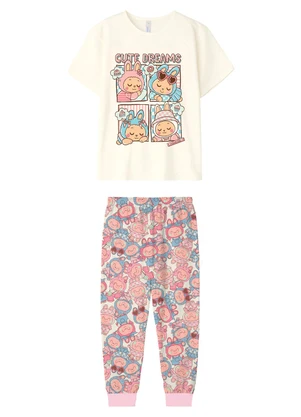 Malwee Kids - Pijama Cute Dreams Off White - MALWEE KIDS