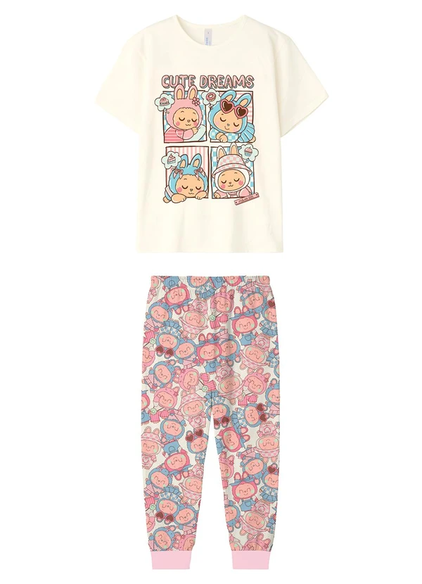 Malwee Kids - Pijama Cute Dreams Off White