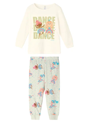 Malwee Kids - Pijama Dance Dance Dance Off White - MALWEE KIDS
