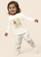 Malwee Kids - Pijama Dance Dance Dance Off White - variação: Off White