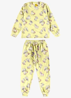 Rovi Kids - Pijama em Pelo Fleece Amarelo - ROVI KIDS