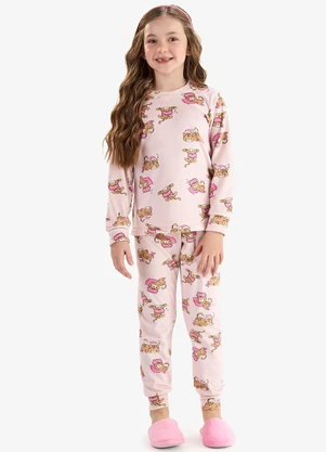 Rovi Kids - Pijama em Pelo Fleece Rosa - ROVI KIDS