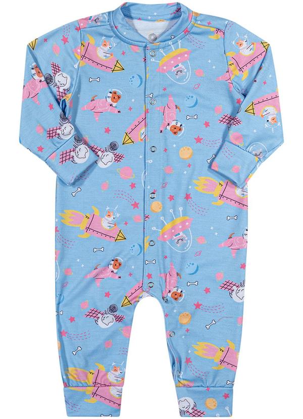 Alenice - Pijama Espacial Menina Azul