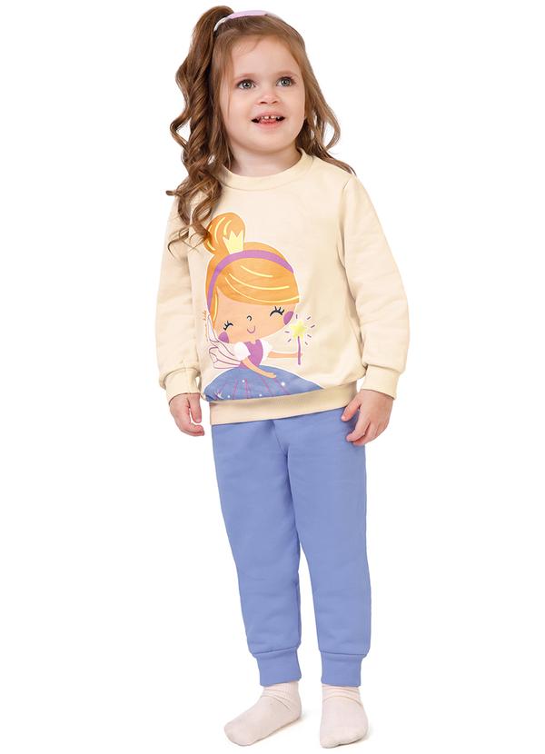 Malwee Kids - Pijama Fadinha Brilha no EscuroBege