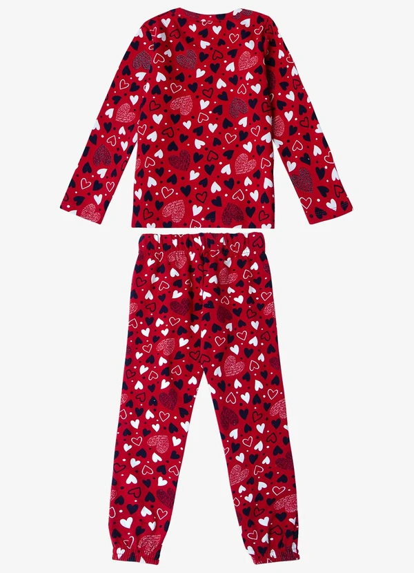 Select - Pijama Feminino Estapado Vermelho 2