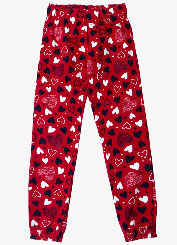 Select - Pijama Feminino Estapado Vermelho 4