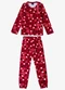 Select - Pijama Infantil Feminino Estapado Verde - variação: Vermelho
