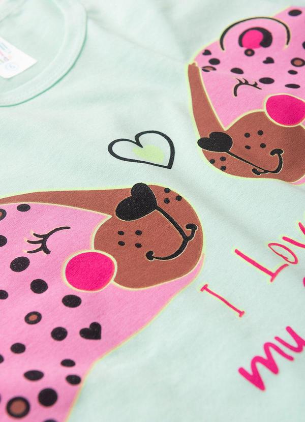 Atelie da Crianca - Pijama Feminino Inverno Onça Azul 2