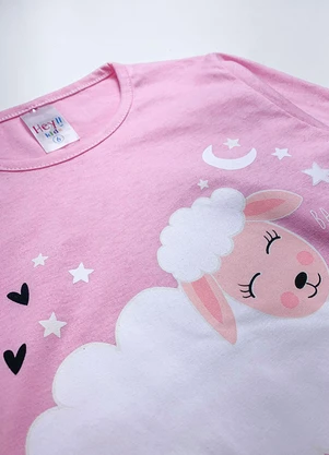 Atelie da Crianca - Pijama Feminino Inverno Sweet Dreams Rosa - ATELIE DA CRIANCA