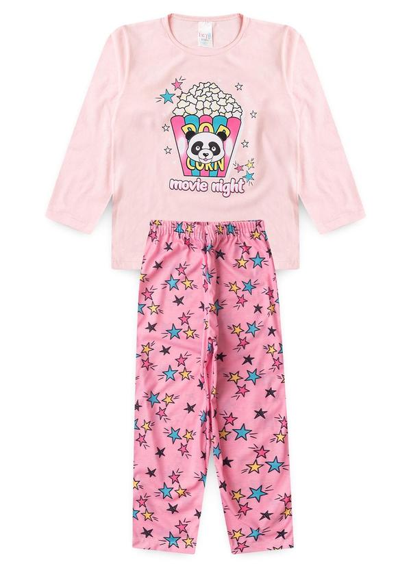 Atelie da Crianca - Pijama Feminino Inverno Sweet Dreams Rosa