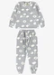 Rovi Kids - Pijama Fleece Comfort Rosa - variação: Cinza