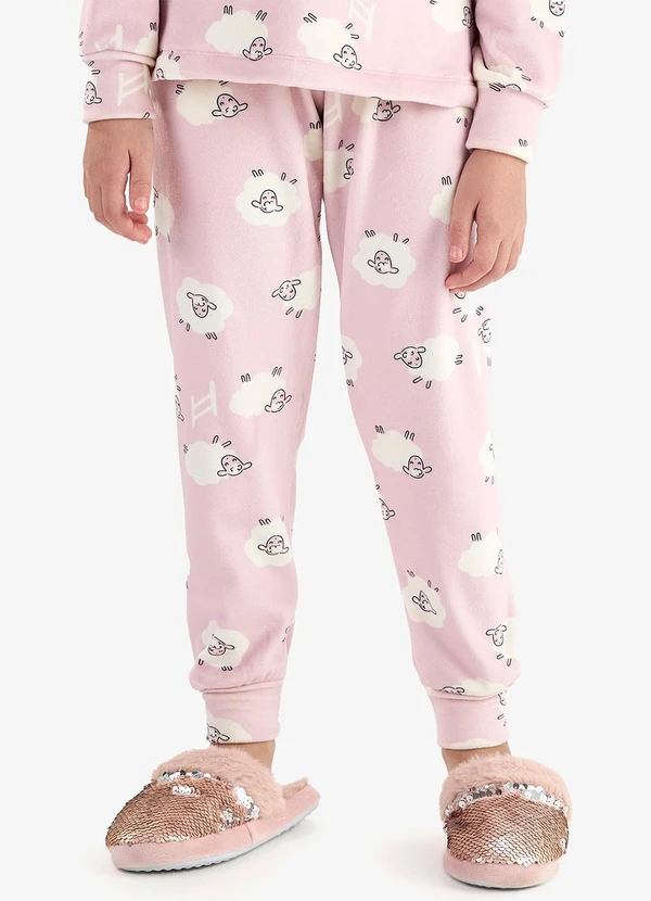 Rovi Kids - Pijama Fleece Comfort Rosa 5