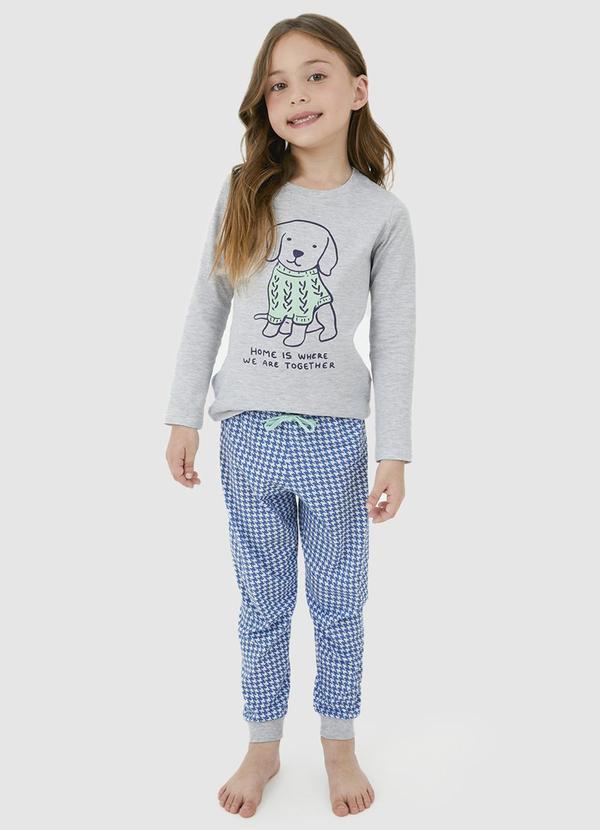 Malwee - Pijama Home Is Where We Are Together Cinza