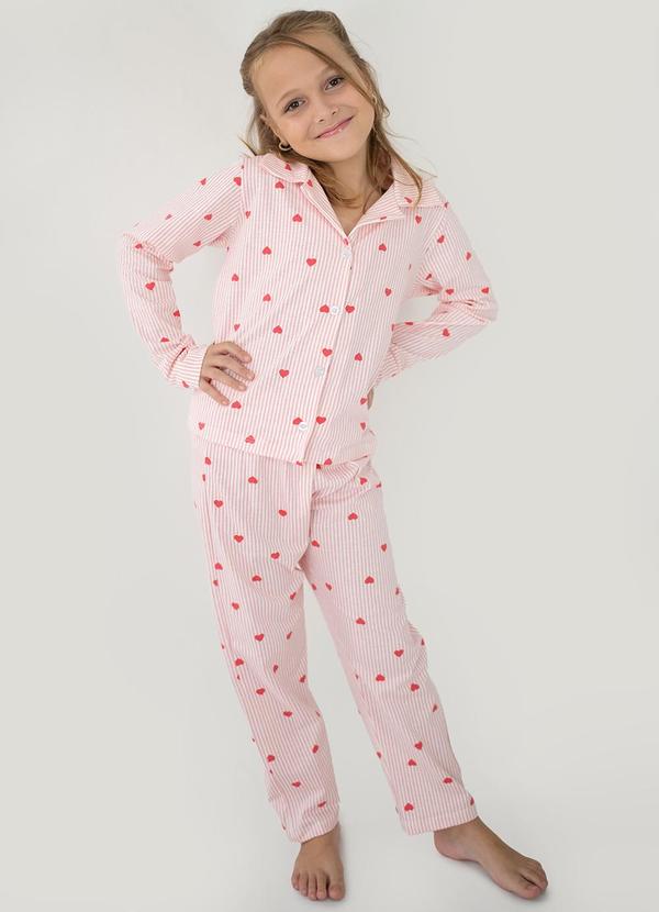 Piante Pijamas - Pijama Infantil Americano Longo Algodão Mel Bege