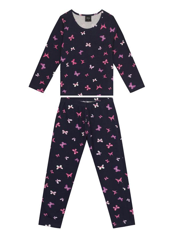 Select - Pijama Infantil Estampado Roxo