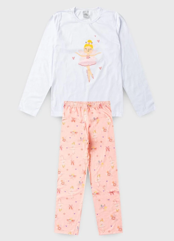 Vida Costeira - Pijama Infantil Feminino Estampa de Fada Rosa 4