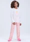 Vida Costeira - Pijama Infantil Feminino Estampa de Fada Lilás - variação: Rosa