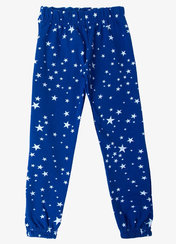 Select - Pijama Infantil Feminino Estapado Azul 4