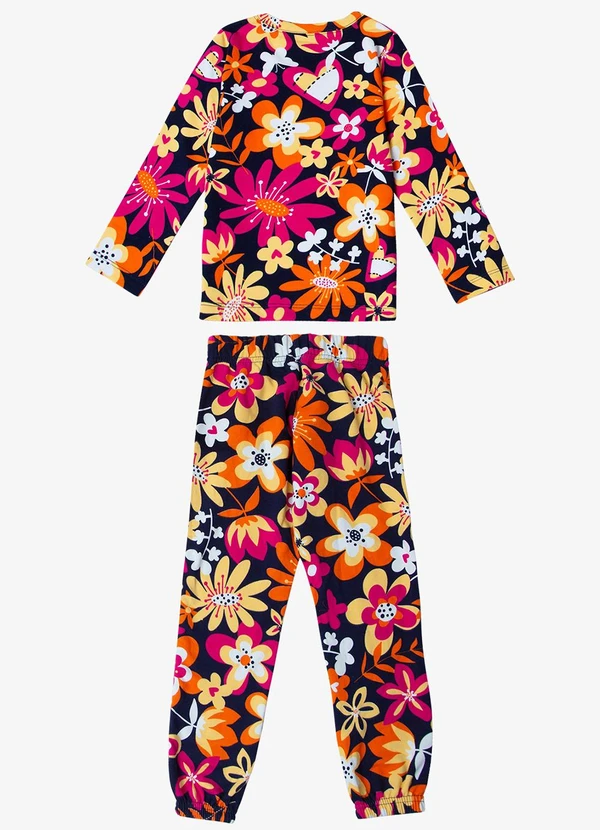 Select - Pijama Infantil Feminino Estapado Azul 2