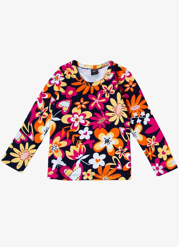 Select - Pijama Infantil Feminino Estapado Azul 3