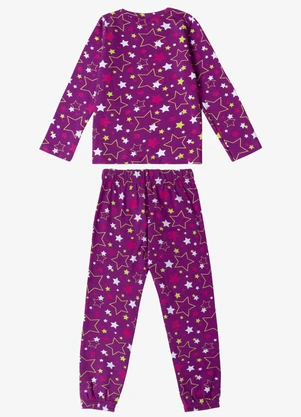 Select - Pijama Infantil Feminino Estapado Roxo - SELECT
