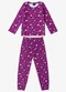 Select - Pijama Infantil Feminino Estapado Verde - variação: Roxo