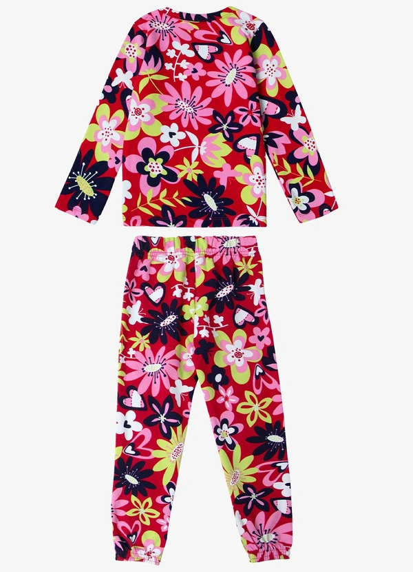 Select - Pijama Infantil Feminino Estapado Verde 2