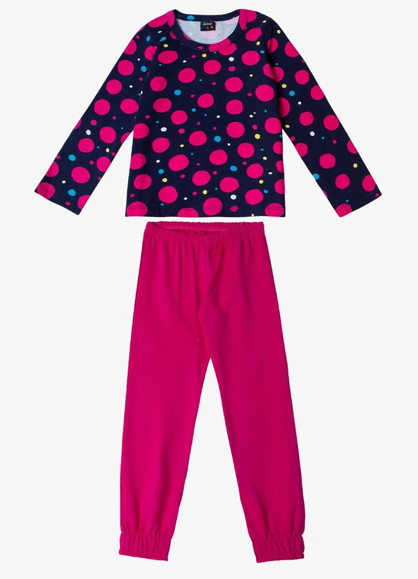 Select - Pijama Infantil Feminino Azul