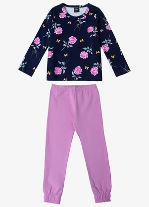 Select - Pijama Infantil Feminino Preto - SELECT