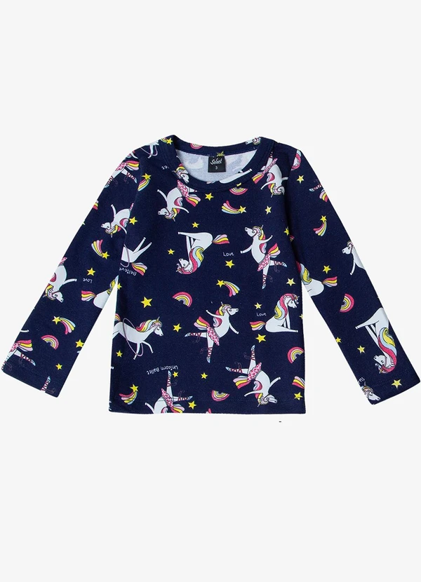 Select - Pijama Infantil Feminino Preto 3