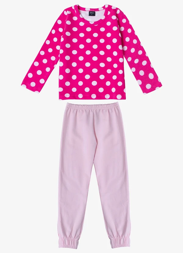 Select - Pijama Infantil Feminino Rosa