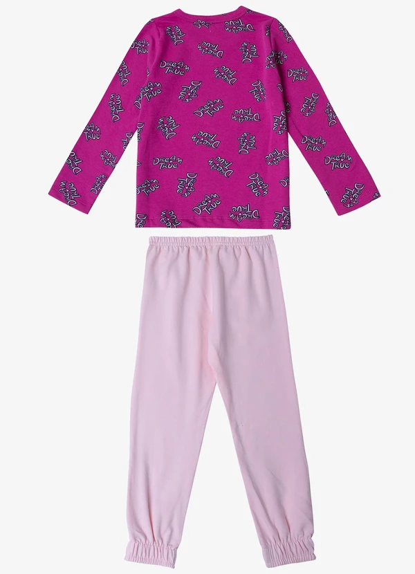 Select - Pijama Infantil Feminino Rosa 2